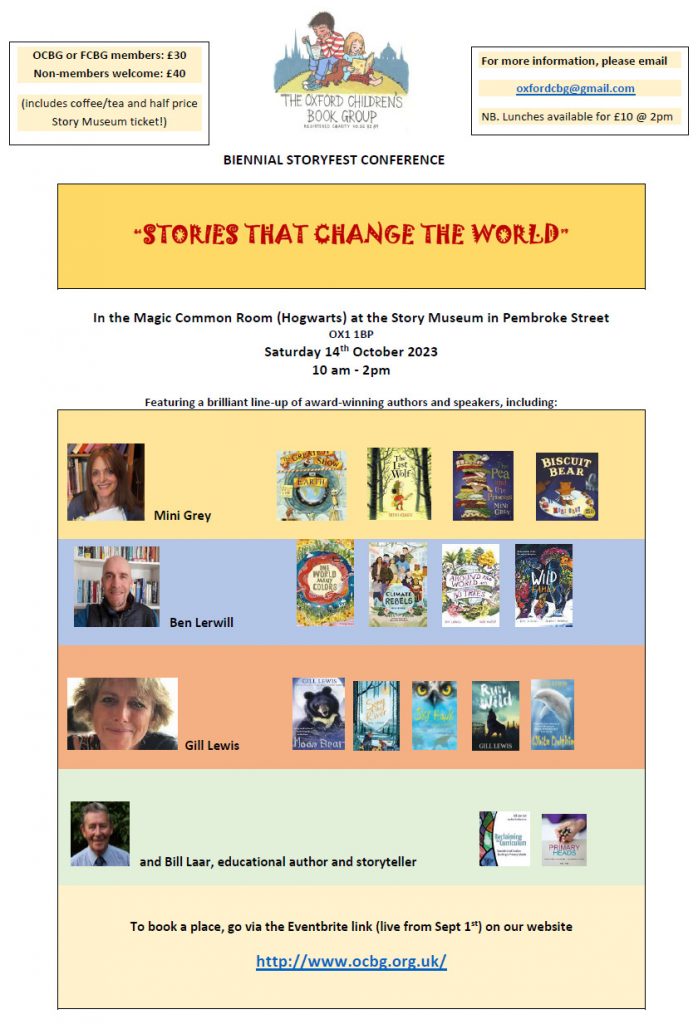 Flyer for the 2023 Biennial Storyfest Conference