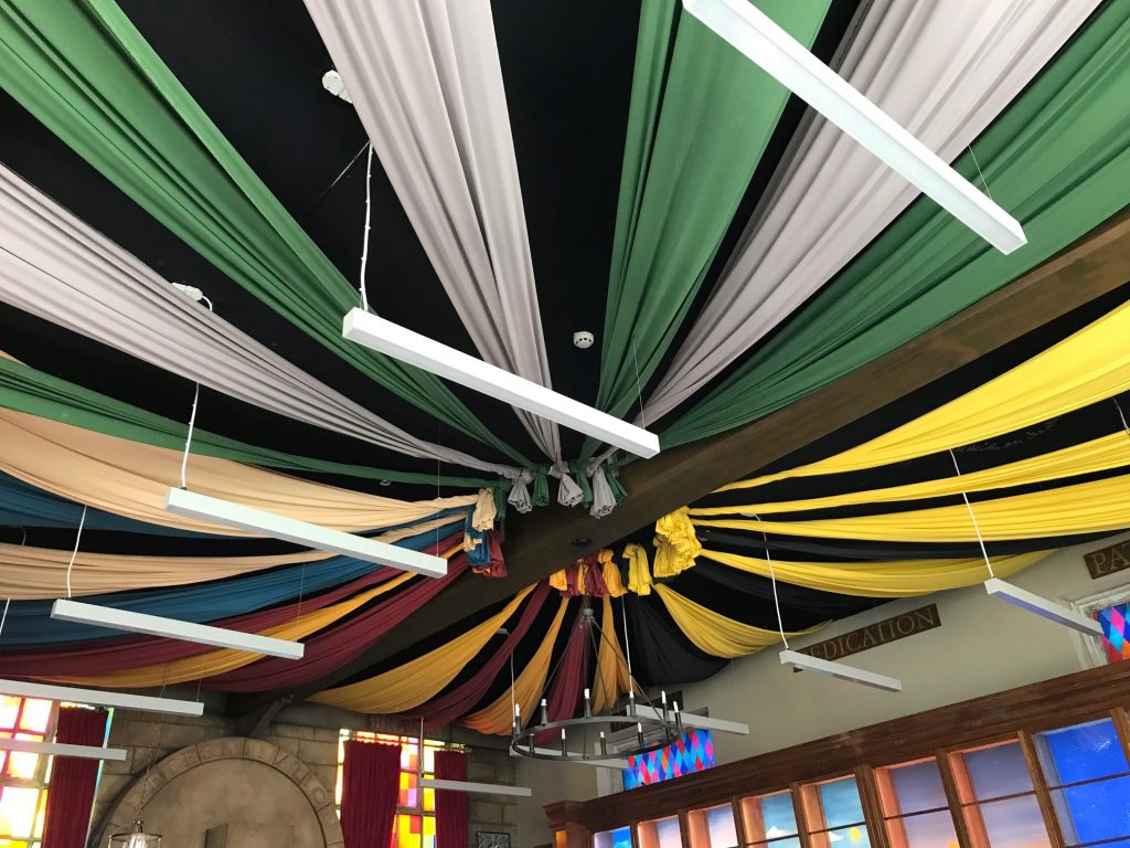The Magic Common Room ceiling at the Story Museum
