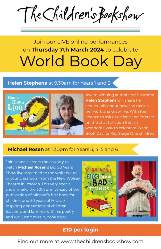 The Children's Bookshow WBD flyer