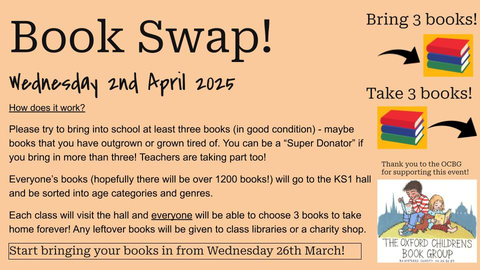 Book Swap flyer